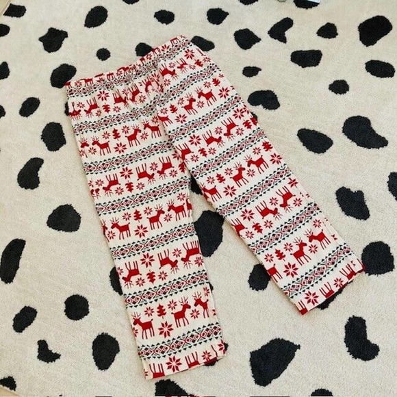 Hanna Andersson $104 Unisex XL Dear Deer Holiday Snowflake Print Pajama PJ Set - Picture 8 of 10